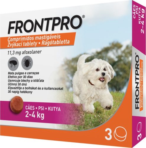 Frontpro rágótabletta kutyáknak XS 2-4 kg 3 db