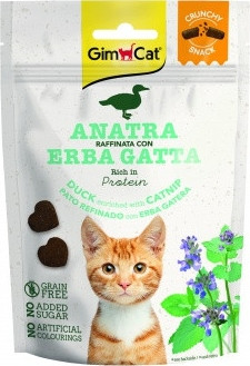 GimCat Crunchy Snack  kacsa+macskamenta 50 g