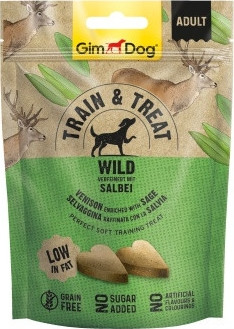 GimDog Train&Treats vadhús&zsálya 125 g