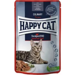 Happy Cat Culinary Adult marhás 85 g KARTON - 20 db