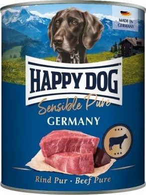 Happy Dog Germany marhás konzerv 800 g KARTON - 6 db
