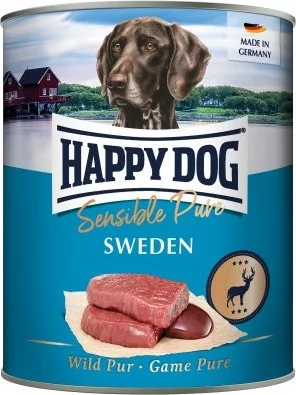 Happy Dog Sweden vadas konzerv 800 g KARTON - 6 db