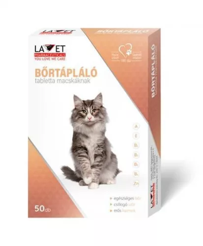 Lavet bőrtápláló vitamin macskáknak 50 db