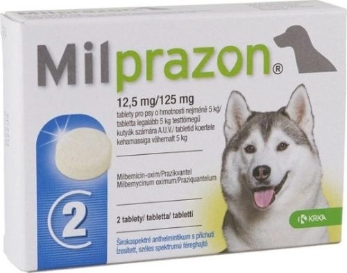 Milprazon tabletta kutya 5 kg felett 2 db