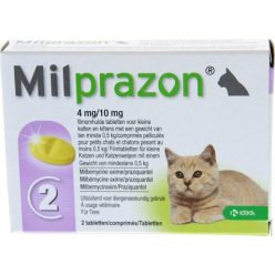 Milprazon tabletta macska 2 kg alatt 2 db