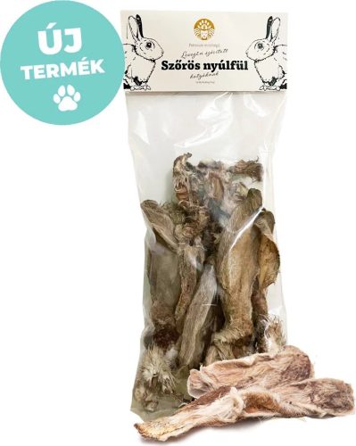 My Bulldog levegőn szárított szőrös nyúlfül 100 g