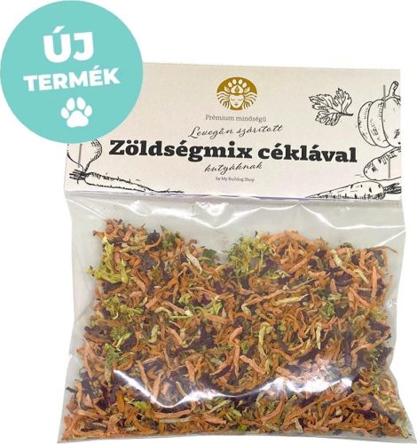 My Bulldog levegőn szárított zöldségmix céklával  50 g