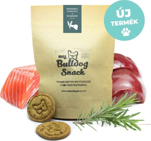 My Bulldog Snack marhamáj&lazacolaj&rozmaring 100 g
