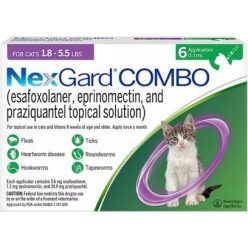 NexGard Combo spot-on macska 2,5 kg alatt 3 db
