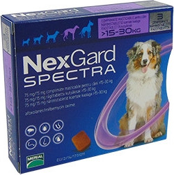 NexGard Spectra rágótabletta 15-30 kg 3 db