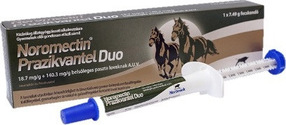 Noromectin Prazikvantel Duo  paszta lovaknak 7,49 g