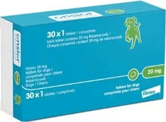Onsior 20 mg tabletta 30 db
