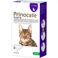 Prinocate spot-on macska 4-8 kg 3 db