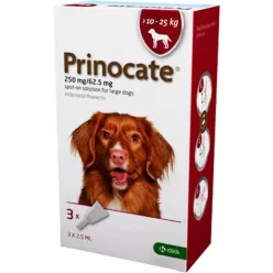 Prinocate spot-on kutya 10-25 kg 3 db