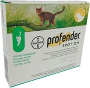 Profender spot-on 2,5 kg alatt 2 db