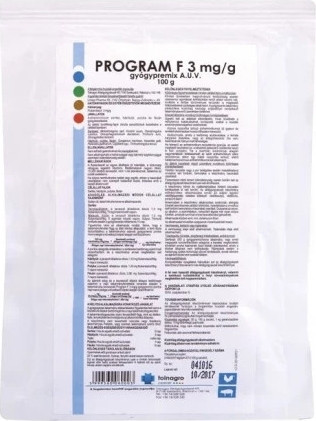 Program F 3mg/g gyógypremix 100 g