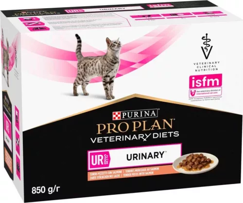 Purina PRO PLAN Veterinary Diets UR ST/OX Urinary 10x85 g lazacos