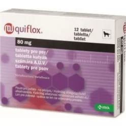 Quiflox 80 mg tabletta 12 db