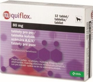 Quiflox 80 mg tabletta 12 db