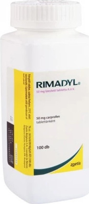 Rimadyl 50 mg ízesített tabletta 100 db