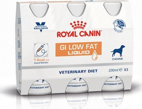 Royal Canin Gastrointestinal Low Fat Liquid 3 x 200 ml