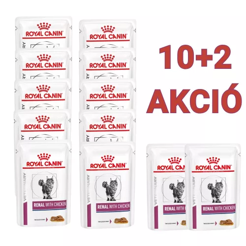 Royal Canin Renal with chicken macskáknak 85 g - 10+2 INGYEN
