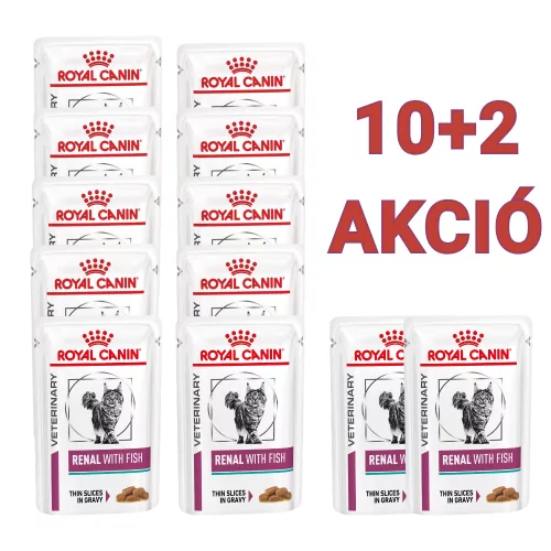 Royal Canin Renal with fish macskáknak 85 g - 10+2 INGYEN