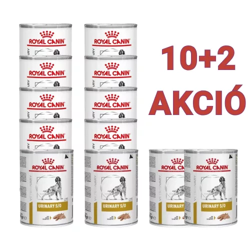 Royal Canin Urinary S/O kutyáknak 410 g - 10+2 INGYEN