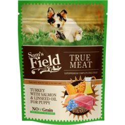   Sam's Field alutasakos puppy pulyka &lazac &lenmagolaj 260 g
