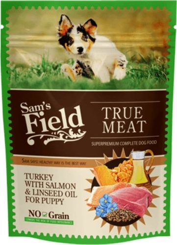 Sam's Field alutasakos puppy pulyka &lazac &lenmagolaj 260 g