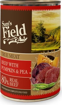 Sam's Field konzerv marha&sütőtök&borsó 400 g