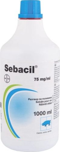Sebacil pour on 75 mg/ml 1000 ml