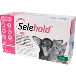Selehold spot-on 2,5 kg alatt 3 db