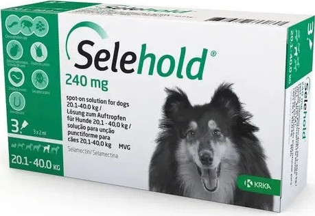 Selehold spot-on 20-40 kg kutya 3 db
