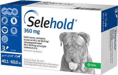 Selehold spot-on 40-60 kg kutya 3 db