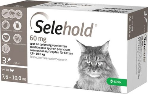 Selehold spot-on 7,5-10,0 kg macska 3 db