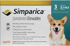 Simparica rágótabletta 10-20 kg 3 db