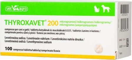 Thyroxavet 200 µg tabletta 100 db