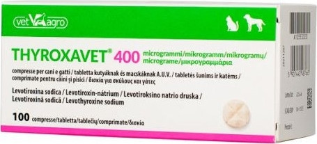 Thyroxavet 400 µg tabletta 100 db