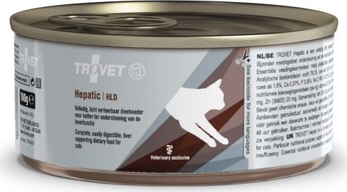 Trovet Hepatic/HLD macskáknak 100 g 