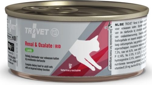 Trovet Renal + Oxalate/RID bárány macskáknak 100 g 