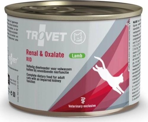 Trovet Renal + Oxalate/RID bárány macskáknak 200 g 
