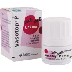 Vasotop P 1,25 mg ízesített tabletta 28 db