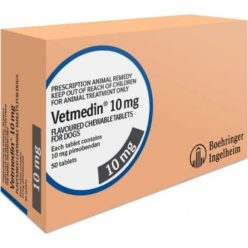 Vetmedin 10 mg rágótabletta kutyáknak 50 db Vetmedin 10 mg rágótabletta kutyáknak 50 db