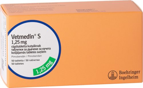 Vetmedin S rágótabletta  1,25 mg 50 db